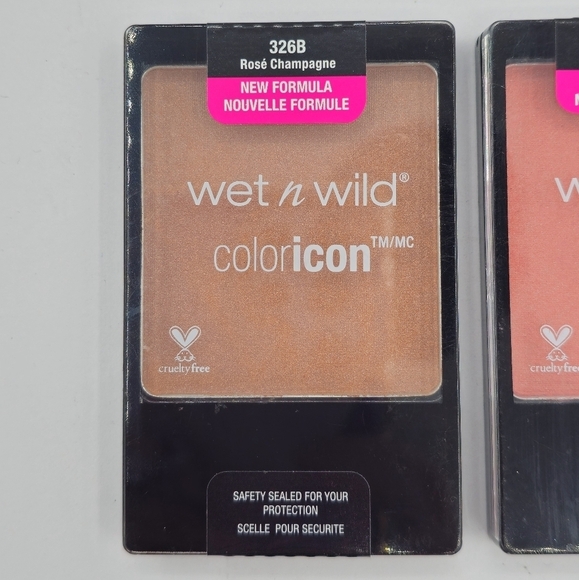 Wet n Wild Coloricon Rosé Champagne Pearlescent Pink Apri-Cot in the Middle - Picture 3 of 5